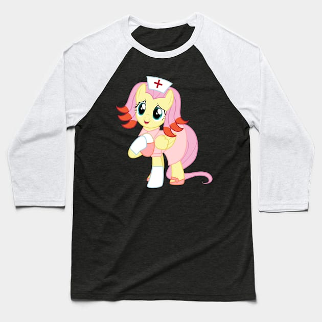 Fluttershy as Egg Baseball T-Shirt by CloudyGlow